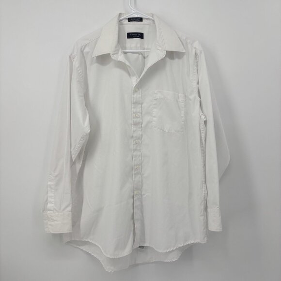 Dior Other - Christian Dior Monsieur Dress Shirt Mens Size 33- 17 White Long Sleeve Button Up